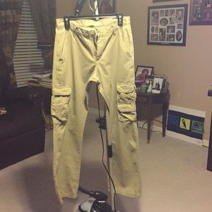 Men’s Cargo Pants Beige 30 x 30